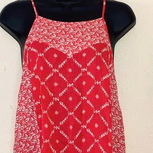 Lucky Brand Blouse Tank Top Size Lg Patterned